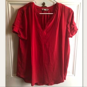 Red blouse NWOT never worn